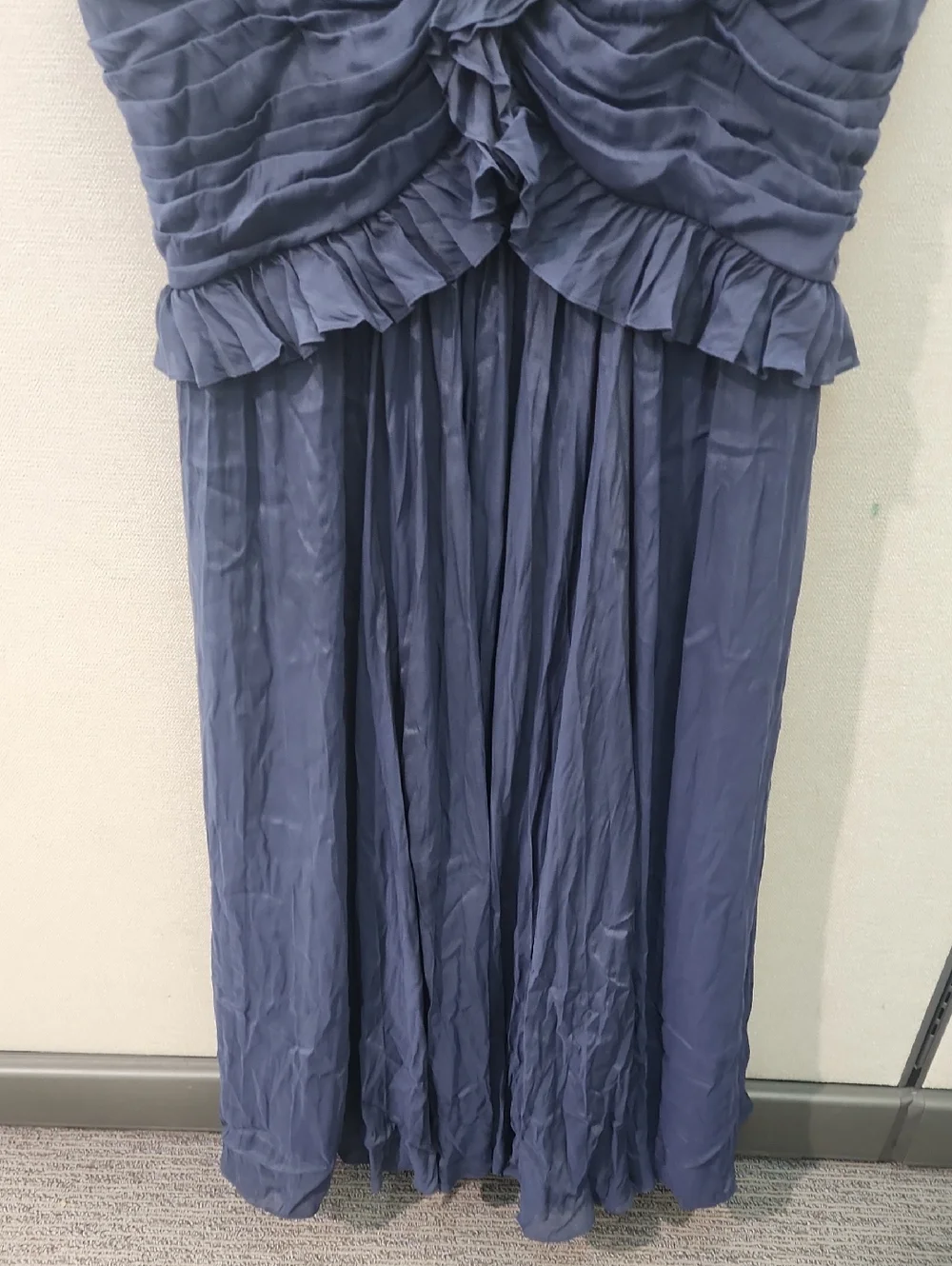 Cinq A Sept Calloway Ruffled Midi Dress Size 16 - Picture 4 of 15